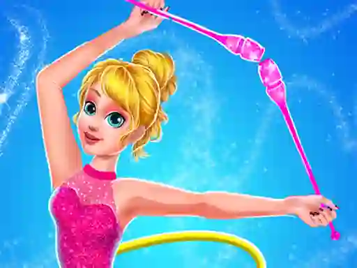 Spēle Gymnastics Games for Girls Dress Up online