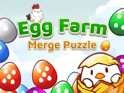 Spēle Egg Farm Merge Puzzle online