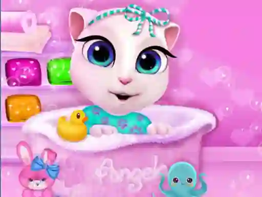 Spēle Baby Angela Bathing Time online