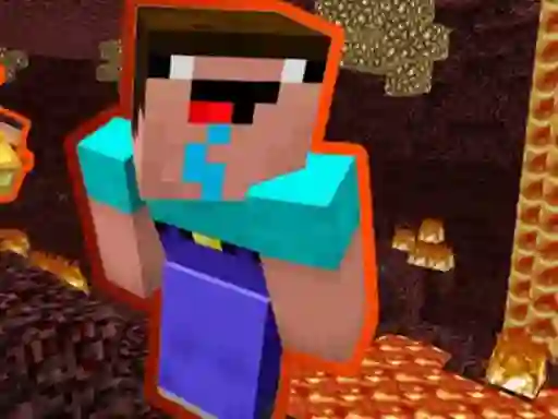 Spēle Noob Parkour: Nether online