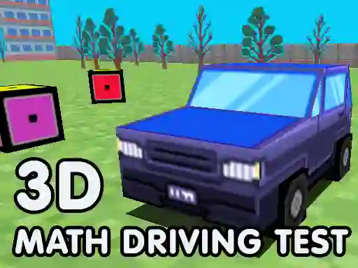 Spēle 3D Math Driving Test online