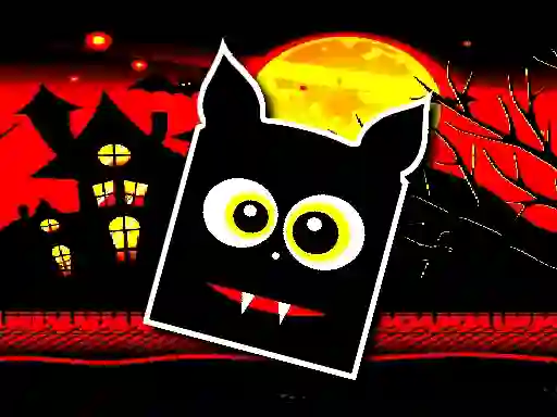 Spēle Halloween Geometry Dash online
