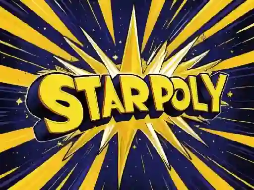 Spēle Star poly online