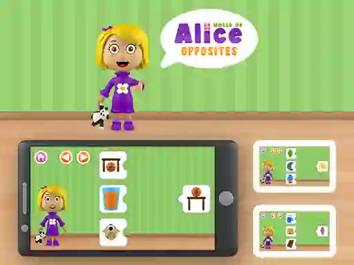 Spēle World of Alice Opposites online