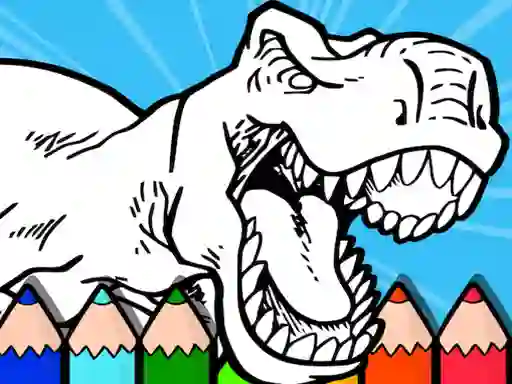 Spēle Coloring Dinos For Kids online