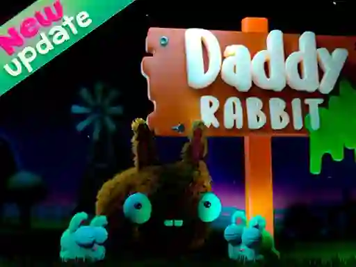 Spēle Daddy Rabbit Zombie Farm online