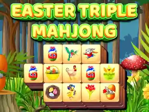 Spēle Easter Triple Mahjong online