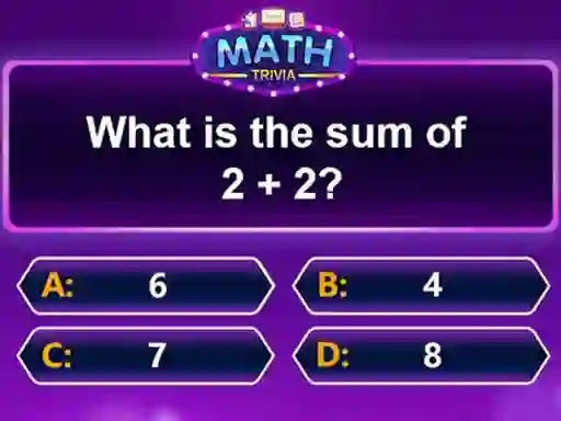 Spēle Math Trivia online