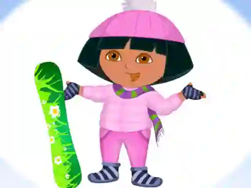 Spēle Dora Ski Winter Dressup online