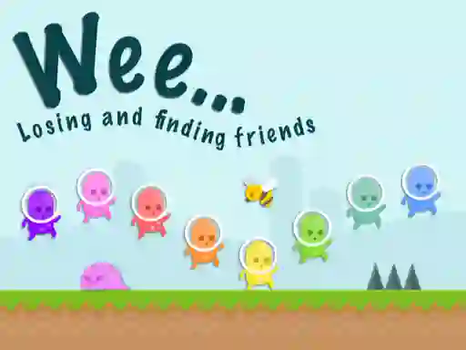 Spēle Weee Losing and finding friends online