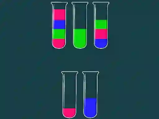Spēle Water Sorting Color in the bottle online