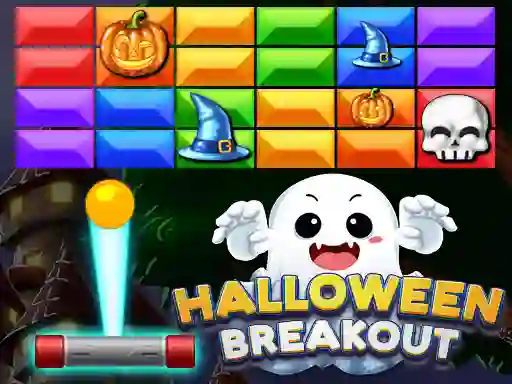 Spēle Halloween Breakout online