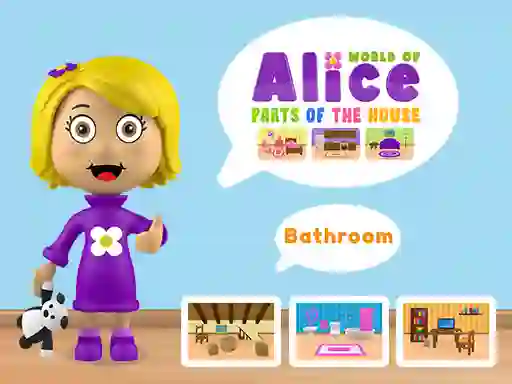 Spēle World of Alice Parts of the House online