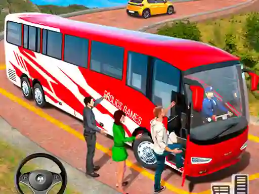 Spēle Modern Bus Simulator New Parking Games online