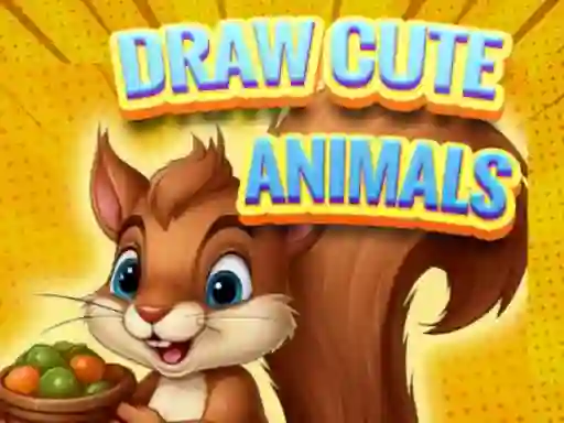 Spēle Draw Cute Animals online