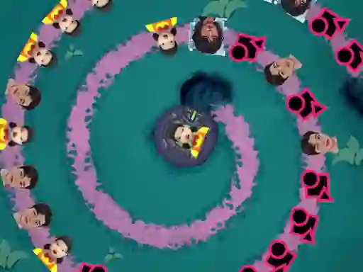 Spēle Squid Game Bubble Shooter online