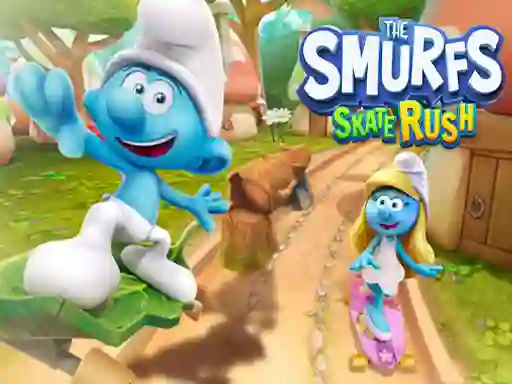 Spēle The Smufrs Skate Rush online