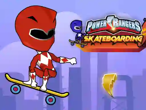 Spēle Power Rangers Skateboading online