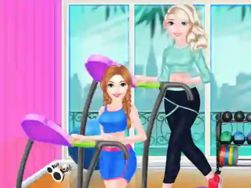 Spēle Friends Fat To Fit Day online