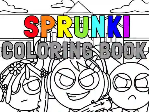 Spēle Sprunki Coloring Book online