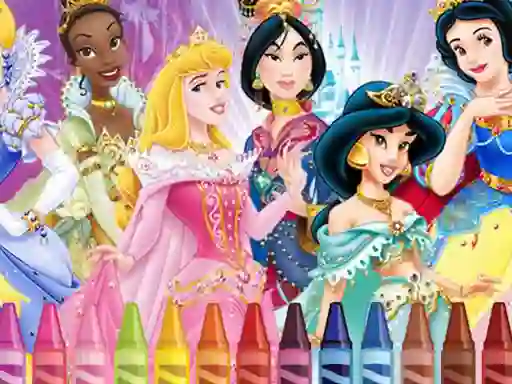 Spēle Princess Coloring online