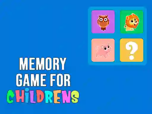 Spēle Memory Game for Childrens online