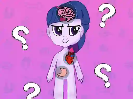 Spēle My Little Pony Learning The Body online