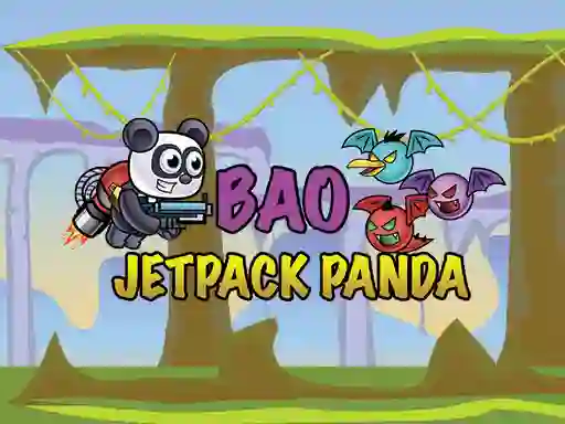 Spēle Jetpack Panda Bao online