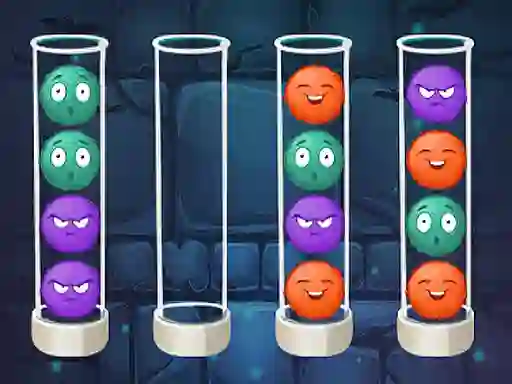 Spēle Fluffy Balls - Sorting online