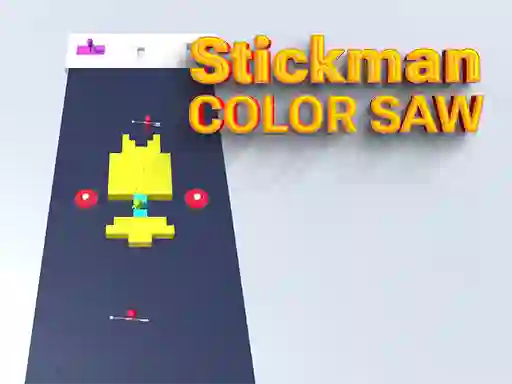 Spēle Stickman Color Saw online