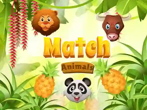 Spēle Match Animals online