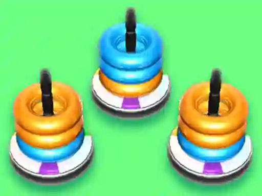 Spēle Hoop Stack Color ring online