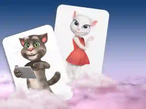 Spēle My Talking Tom Memory Card Match online