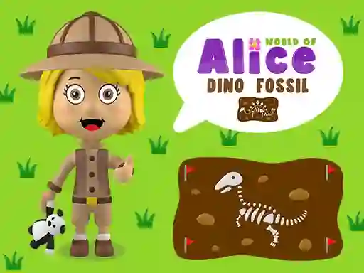 Spēle World of Alice Dino Fossil online