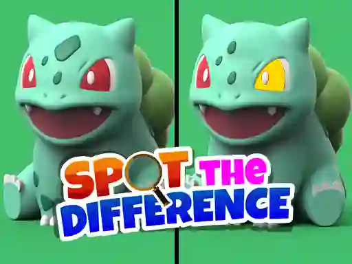 Spēle Pokimon Spot the differences online