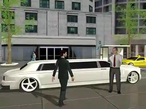Spēle Limo Taxi Driving Simulator: Limousine Car Games online