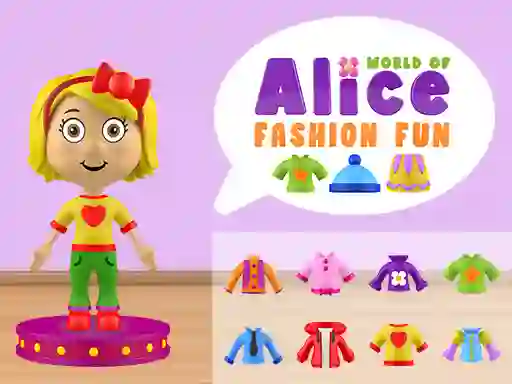 Spēle World of Alice Fashion fun online