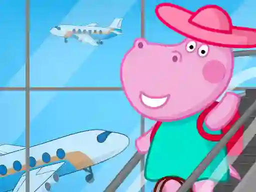 Spēle Hippo Family Airport Adventure online