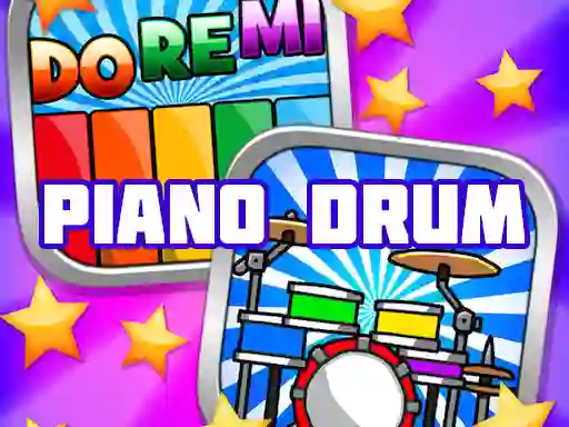 Spēle Piano-Drums For Kids online