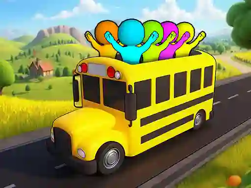 Spēle Bus Match: Color Parking Jam online