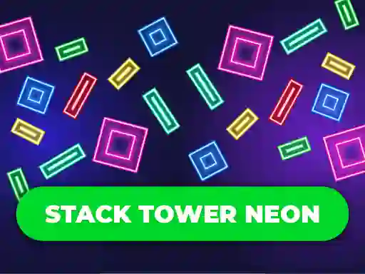 Spēle Stack Tower Neon: Keep Blocks Balance online