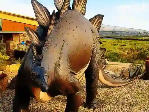 Spēle Stegosaurus Dinosaur Jigsaw online