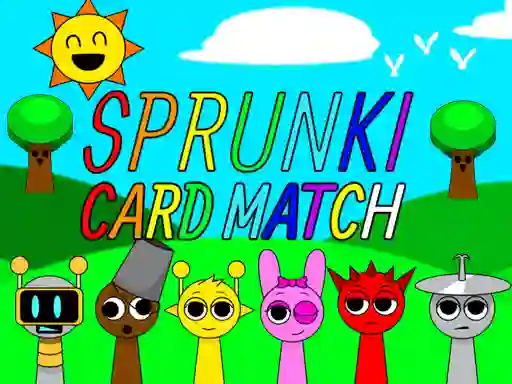 Spēle Sprunki Card Match online