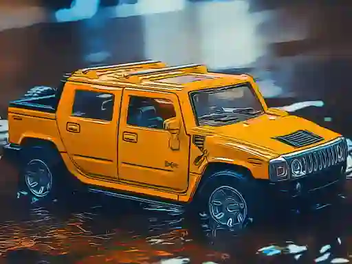 Spēle Hummer Jeep Puzzle online