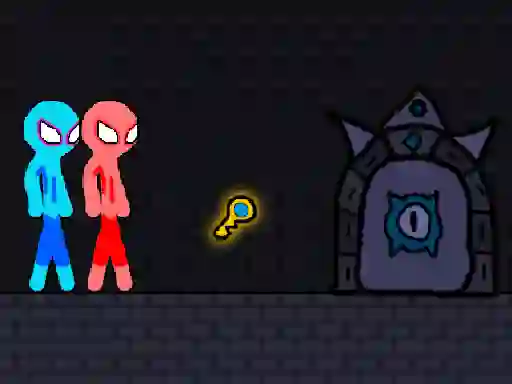 Spēle Red and Blue Stickman Rope online