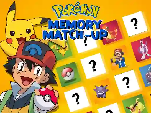 Spēle Pokemon Memory Match-Up online