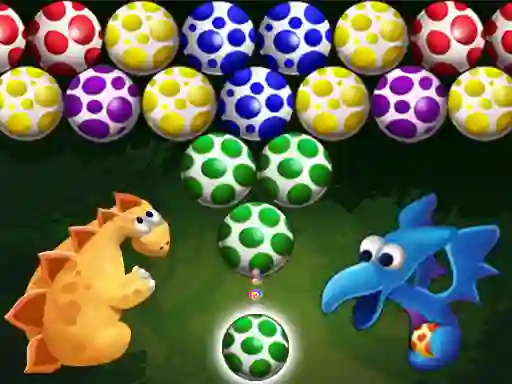 Spēle Dino Eggs Bubble Shooter online