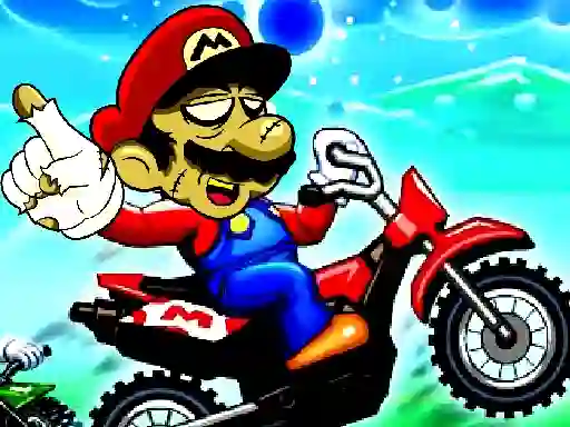 Spēle Super Mario Halloween Wheelie online