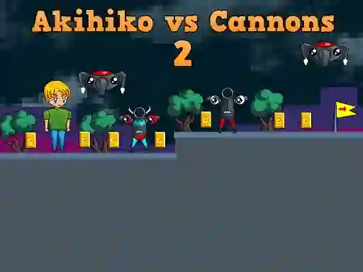 Spēle Akihiko vs Cannons 2 online