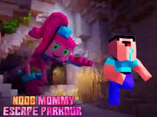 Spēle Noob Mommy Escape Parkour online